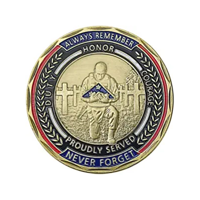 Изготовленная на заказ военная монета Военно-морской флот США Sailor's Creed Challenge Coin