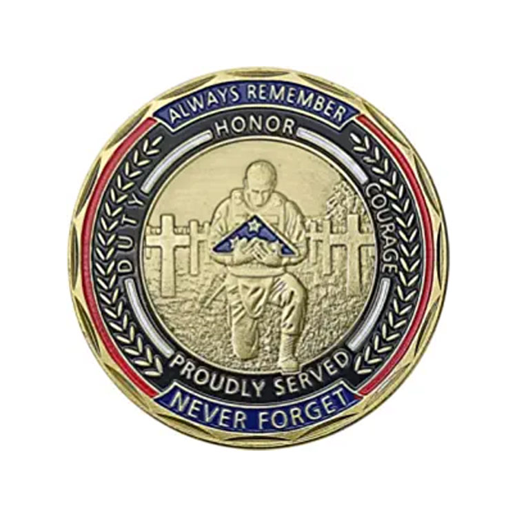 Изготовленная на заказ военная монета Военно-морской флот США Sailor\'s Creed Challenge Coin