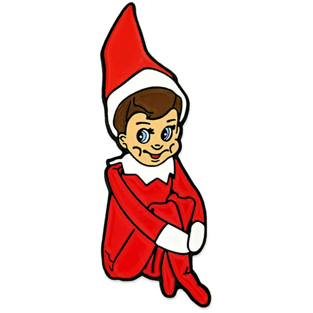 Изготовленный на заказ античный Пин отворотом рождества покрытый никелем Пин эмали