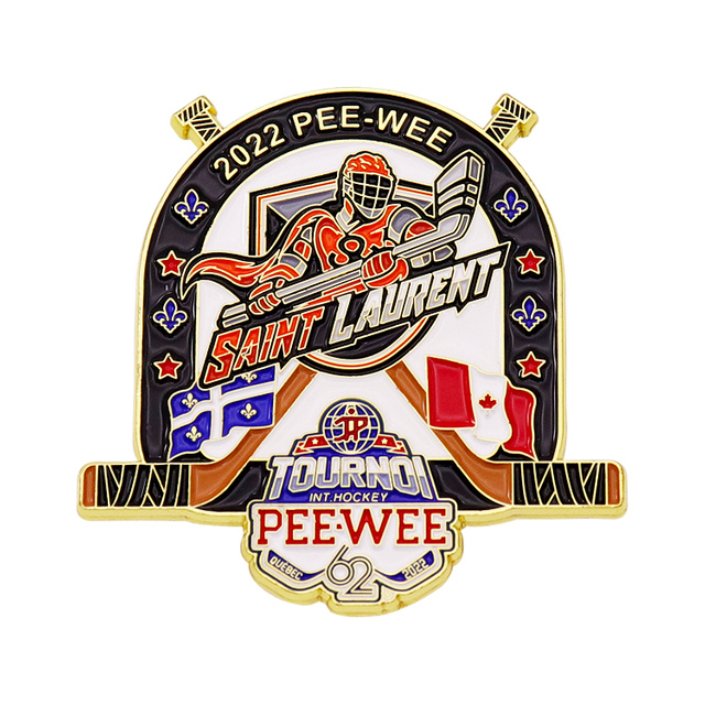 двухсторонняя индивидуальная эмалированная булавка