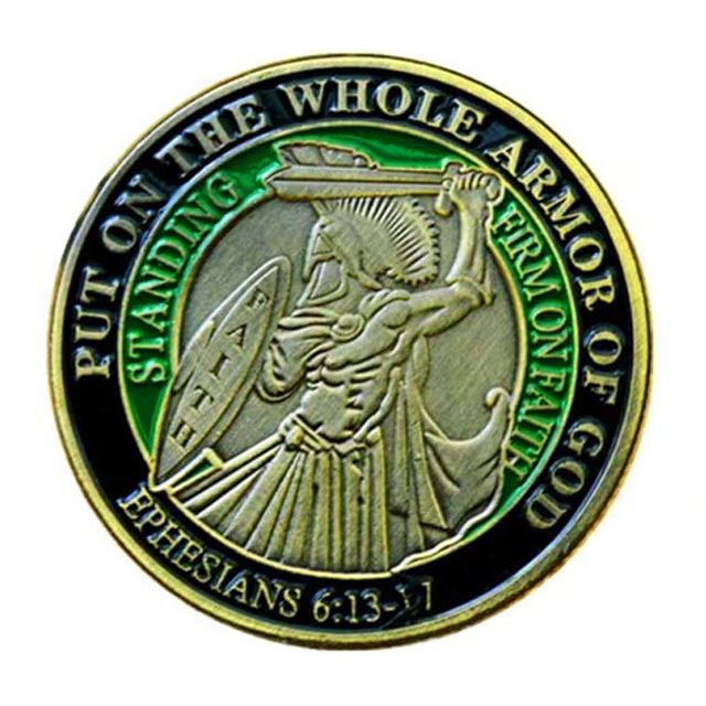 Индивидуальный эмалированный медальон коллекционера монет 3D Challenge