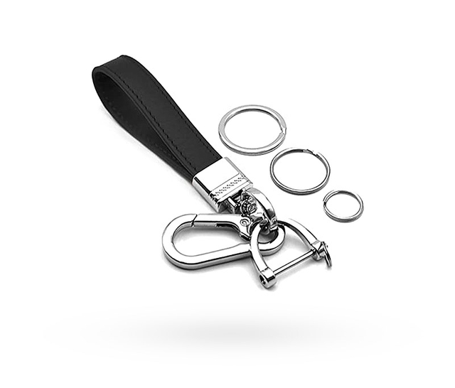 Кожаный брелок