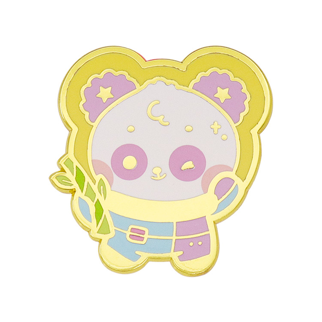 текстурированная эмалевая булавка на заказ