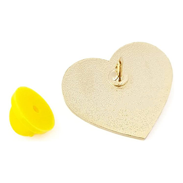 Пользовательские Розовый Красный Блеск День Святого Валентина Сердце Эмаль Булавка Отворотом